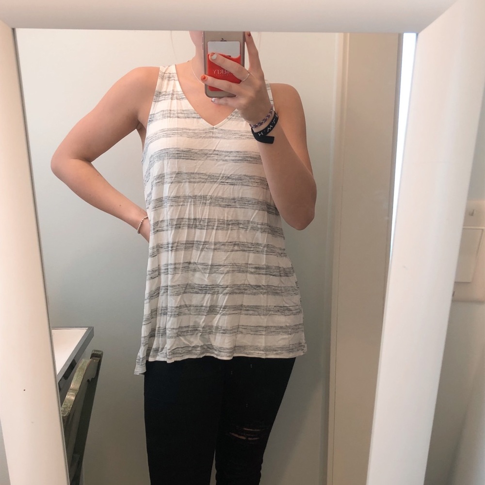 striped tank top